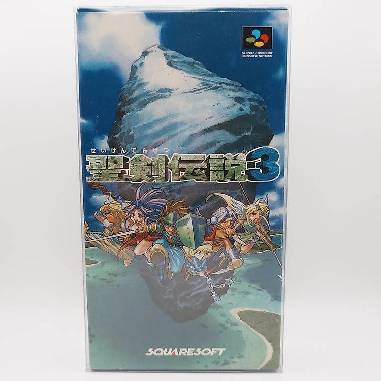 Seiken Densetsu 3 III Sur Super Famicom - Import Japon Rare Avec Cartes (Bon état)
