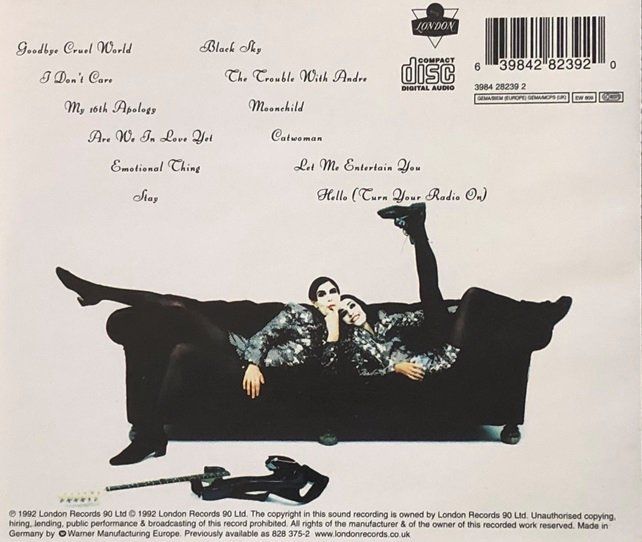 CD: Shakespears Sister - Hormonally yours – Usato da Grüningen venduto da azulgris 1