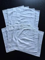 Taschentücher weiss 8er Set bestickt guter Zustand