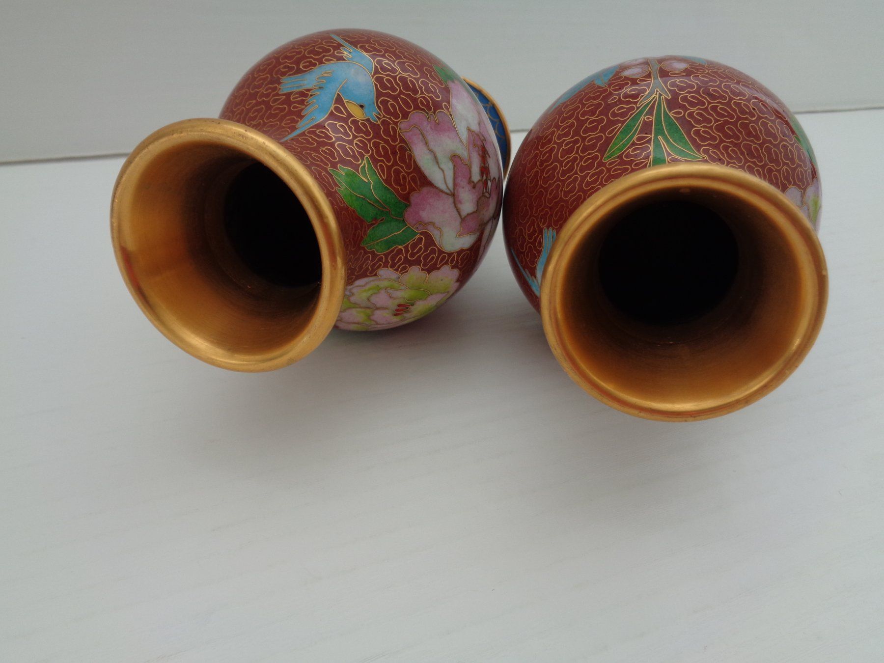 Vasi & Recipienti: 1 Paar Cloisonné Vasen China – Usato da Chur venduto da omonia 4