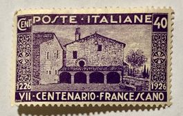Briefmarken aus Italien Heiliger Franziskus Ungestempelt 