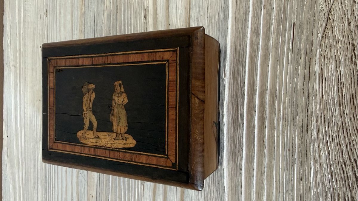 Barattoli: Schatulle Sorrent Intarsien – Usato da Riedholz venduto da Frettchen63 2