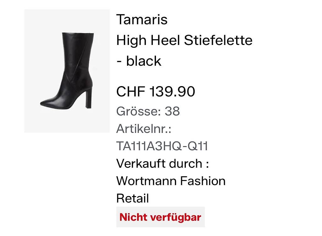 Tamaris Scarpe da donna: Tamaris Stiefelette – Usato da Zürich venduto da Duki88 1