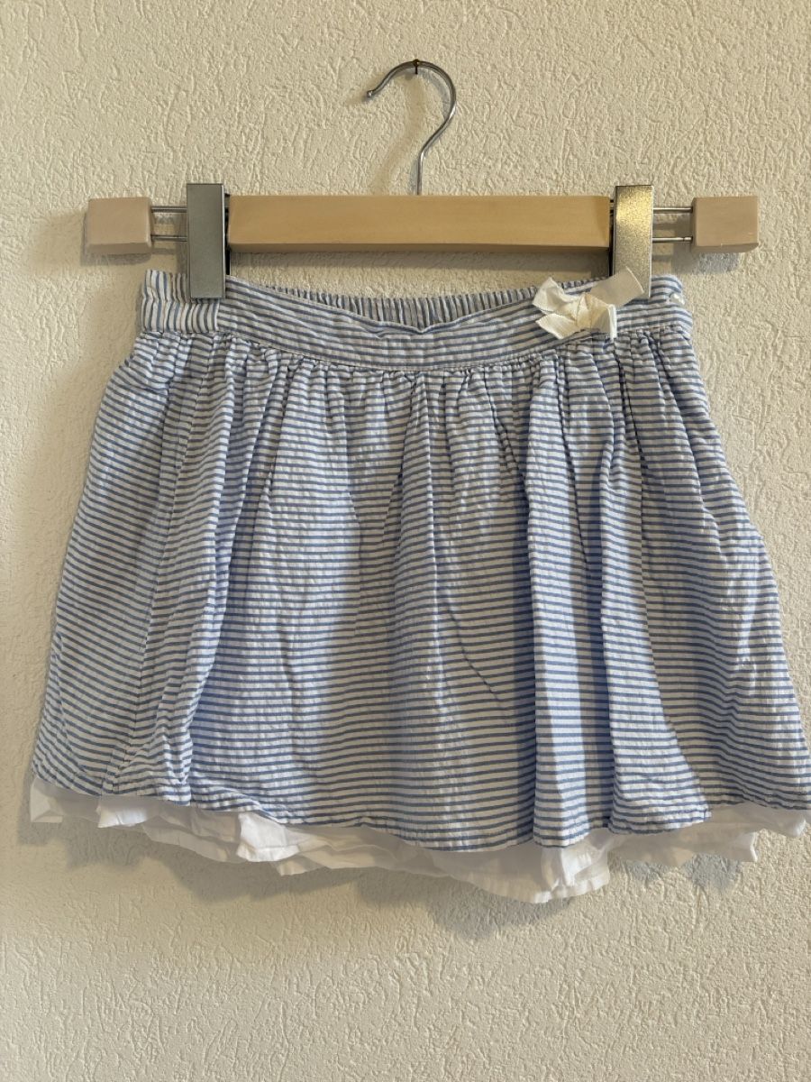 Vestiti & Gonne: Jupe rayée bleue et blanche taille 5-6 ans – Nuovo (secondo la descrizione) da Lonay venduto da hau_2pyt