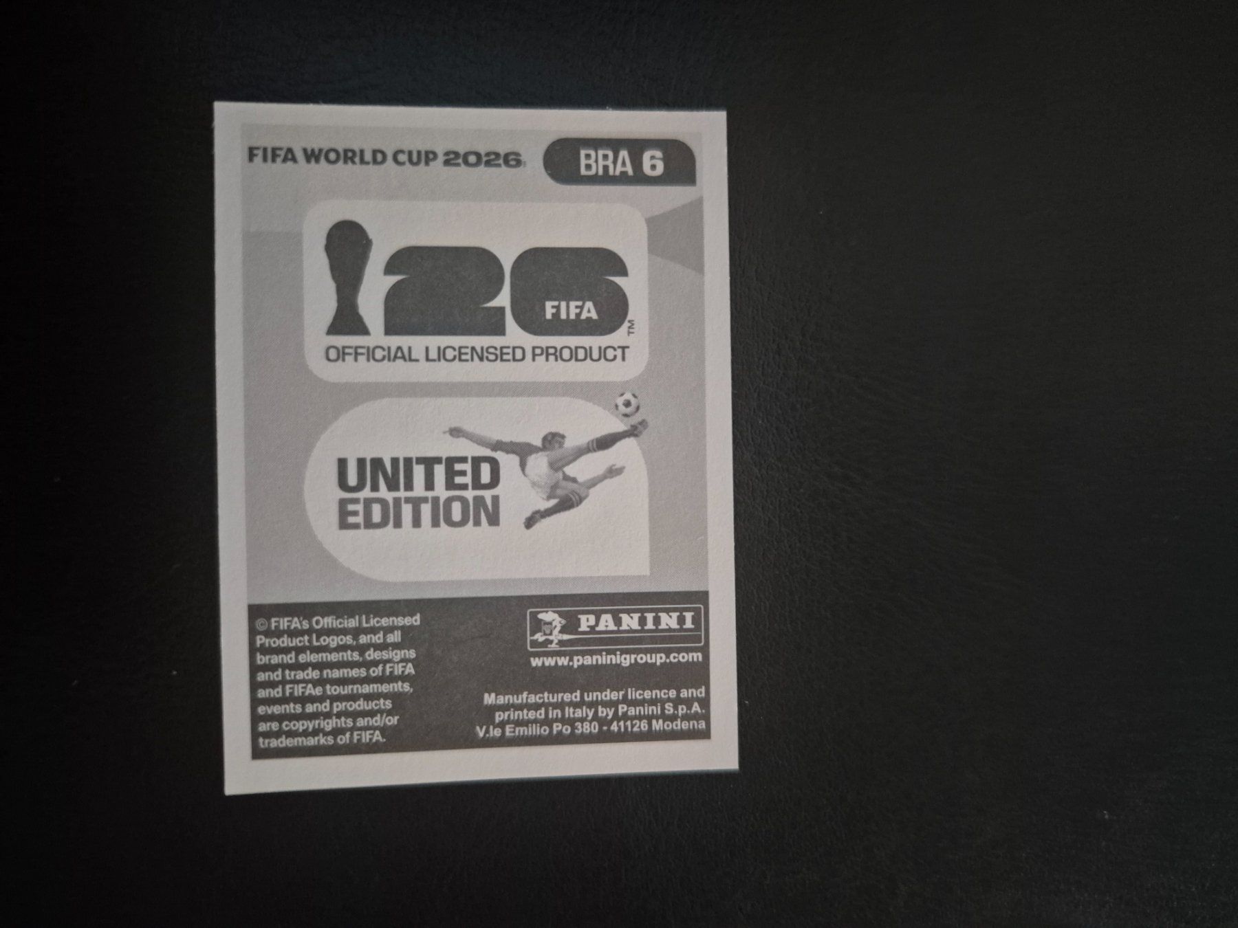 Panini Carte collezionabili: Panini WM 26 BRA 6 – Nuovo (secondo la descrizione) da Rorschacherberg venduto da AJ3108 1