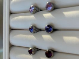 Ohrstecker-Set mit Swarovski-Steinen Nr. 3