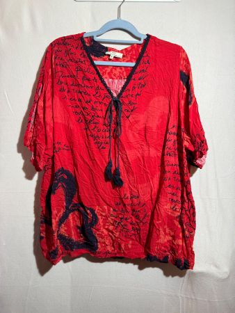 Spezielle Bluse von JMP Gr. 48 100% Viskose