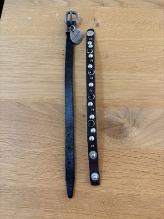 Lederarmbänder von Liebeskind, schwarz, neuwertig!