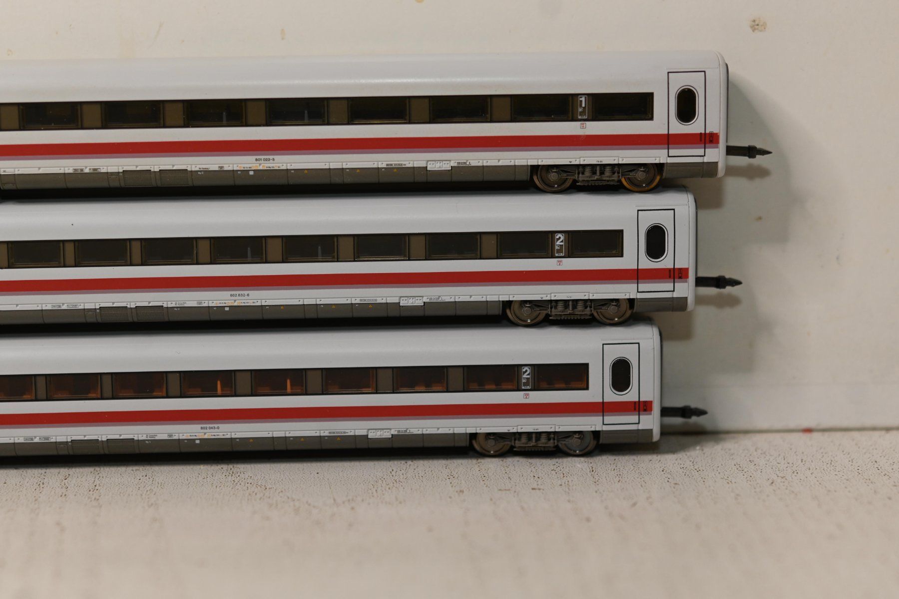 Fleischmann Modellini di ferrovie: IC DB 3 teilig Fleischmann Spur N mit OVP – Usato da Laupen ZH venduto da Zmoewe 2
