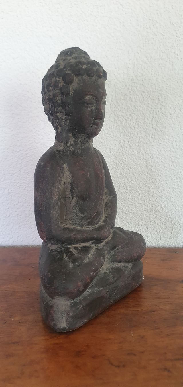 Tutte le decorazioni: Statuette Bouddha en céramique - Objet de collection unique – Nuovo e nell'imballaggio originale da Salavaux venduto da Gabest.25 1