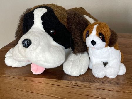 Plüschhund Bernardiner / Berner Sennenhund gross und klein