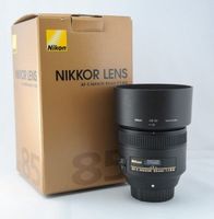 NIKON AF-S NIKKOR 85mm f/1.8G ------------ NEUWERTIG