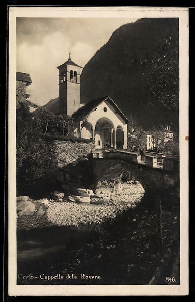 Cartes postales: AK Cevio, Cappella della Rovana, 1936 – D'occasion à Berlin par bartko-reher