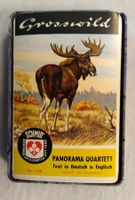 Tier Panorama Quartett Grosswild / 60er Jahre mit 36 Karten