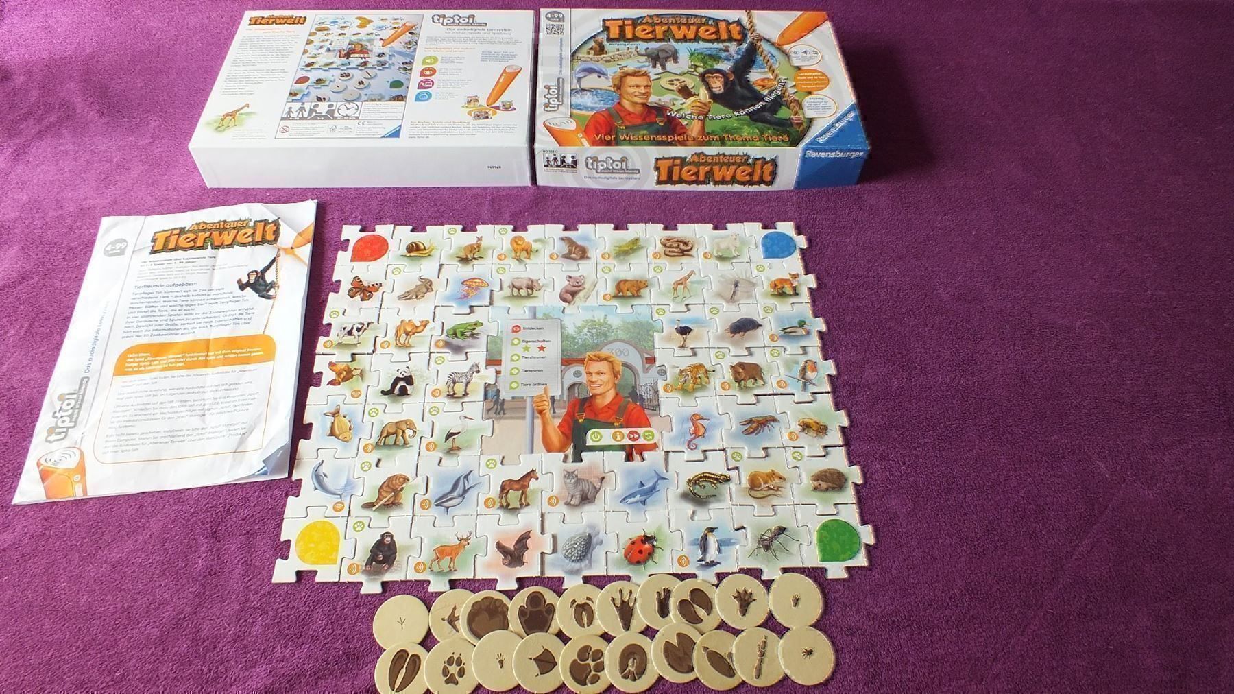 Ravensburger Spiele: tiptoi Spiel - Abenteuer Tierwelt – Gebraucht aus Müllheim Dorf von Seeeule01 2