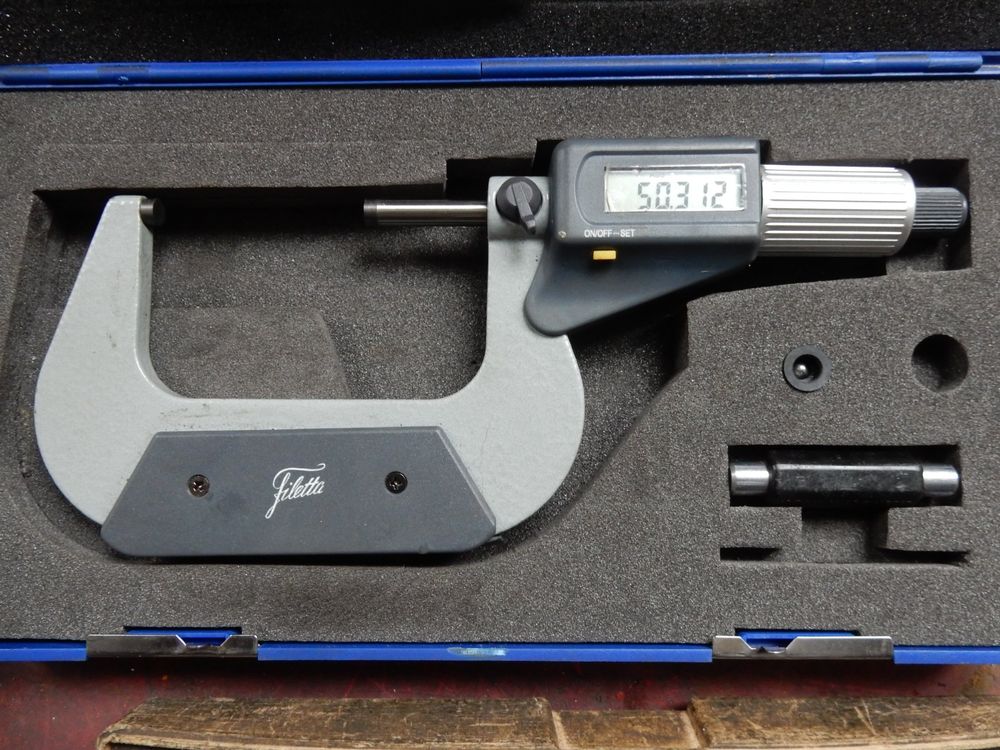 Digitaler Mikrometer Filetta 50 - 75mm no Tesa (Gebraucht) in Sulz LU ...