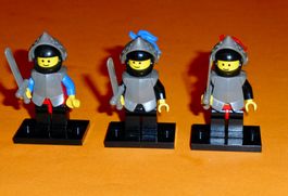 Lego Ritter/ 3 Minifiguren cas170, cas172, cas173 + Waffen