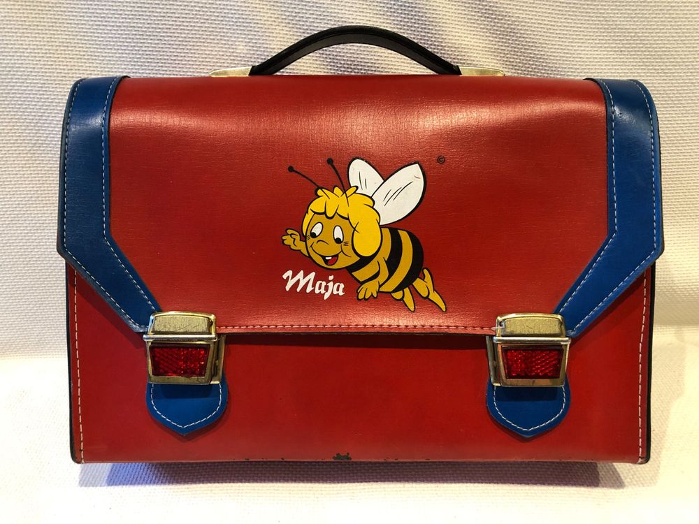 Original 70er &amp;quot;Biene Maja&amp;quot; Ranzen Schulranzen Schultasche | Kaufen auf ...