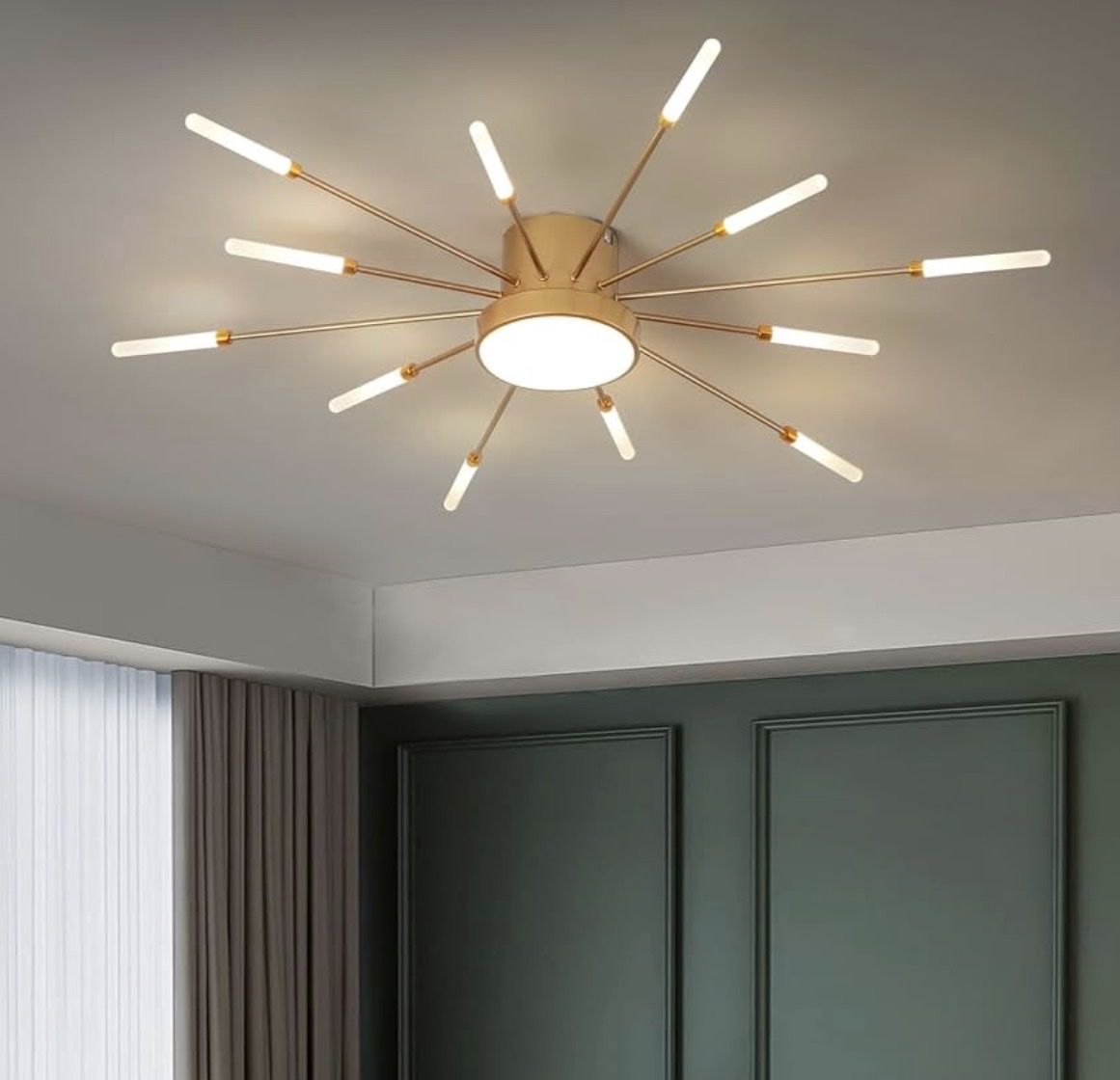 Lampadari & plafoniere: LED-Deckenleuchte, 12 + 1 Köpfe, halbbündige Deckenleuchte, – Nuovo e nell'imballaggio originale da Strengelbach venduto da retourenjaeger.ch