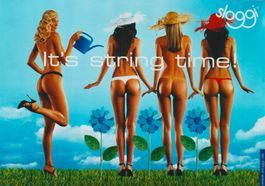 SLOGGI IT'S SPRING TIME STRING FASHION 2003  Original Plakat