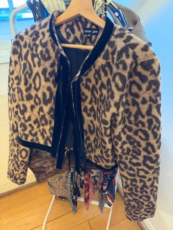 Sister Jane Leopard Cardigan / Jacke Gr. XS – wie neu