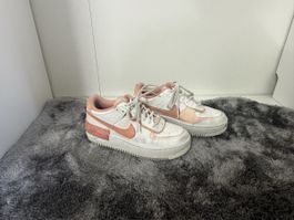 Nike Air Force 1 Shadow weiss rosa Grösse 36.5 gebraucht