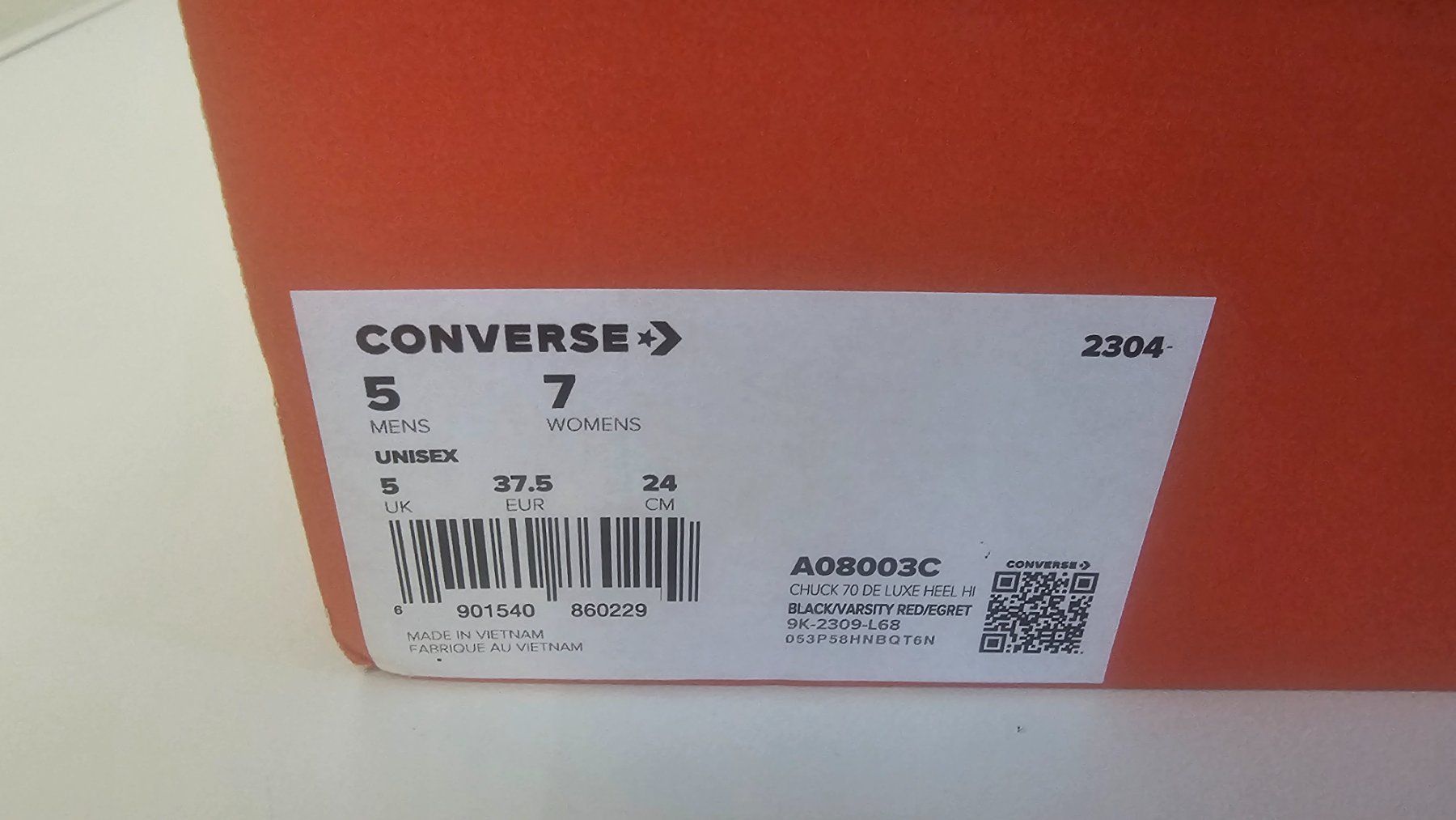 Converse Scarpe da donna: Converse Chuck 70 De Luxe Heel High 'Moto' – Nuovo e nell'imballaggio originale da St-Prex venduto da sebgav 6