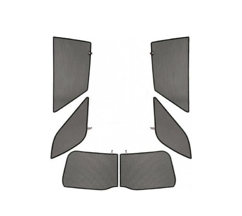 6-teiliger Car Shades Sonnenschutz-Satz Für Kia Stinger (2018-2023) | Passgenaue Fensterabdeckung | UV-Schutz Für Rücksitze