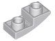 Lego Light Bluish Gray Slope, Curved 2 x 1 x 2/3 72 Stück