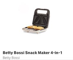 Betty Bossi Snack Maker 4 in 1 neu