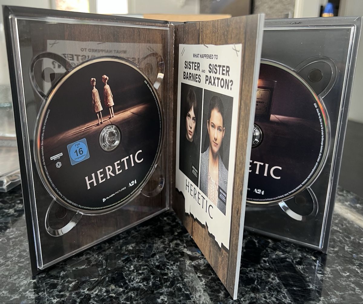 Tutti i DVDs: Heretic 2 Disc 4K Mediabook Cover A – Nuovo (secondo la descrizione) da Buckten venduto da Dominoluna 4