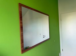 Spiegel Nussbaum 100x70cm wie neu gratis