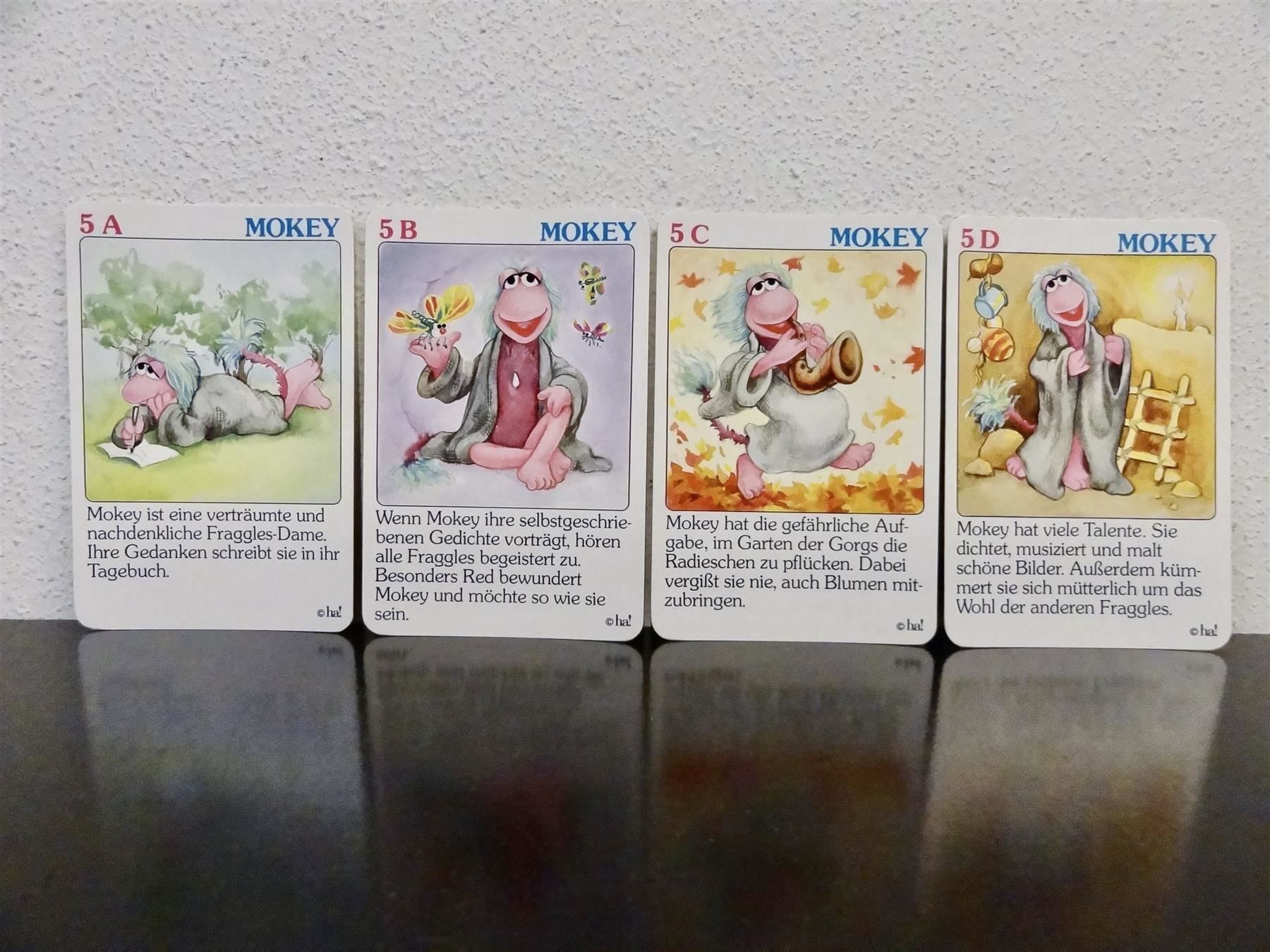 Giochi: schönes altes Quartett DIE FRAGGLES 1984 – Usato da Kerzers venduto da wisaundso 6