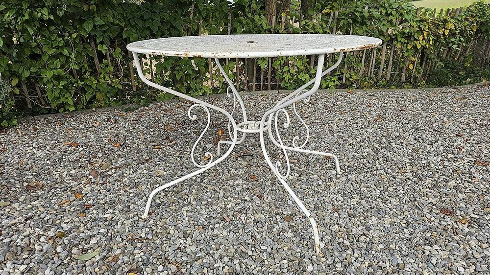 Table Jardin Fer Forg Occasion