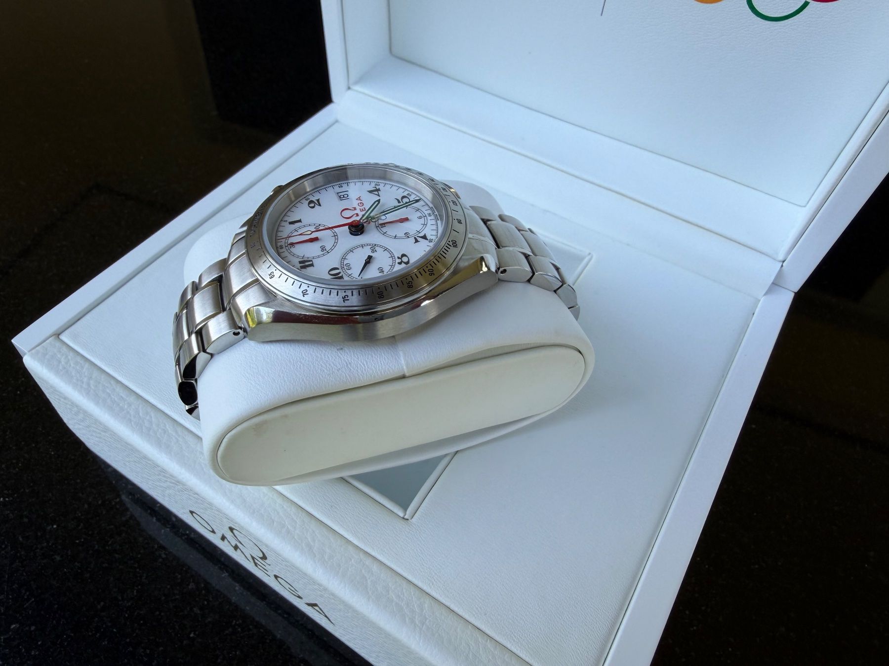 Omega Orologi: Omega Speedmaster  - Olympic Edition  -  Top Zustand! – Usato da Evilard venduto da Phipou 6