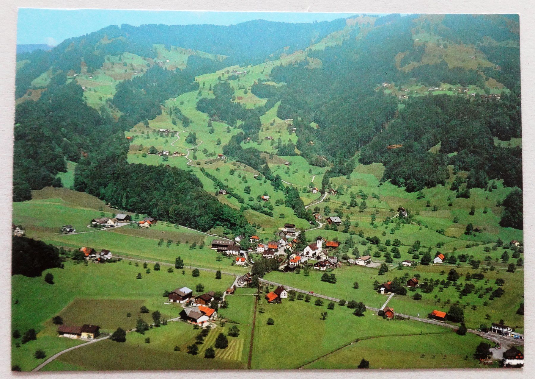 Cartoline postali: Flugaufnahme Maseltrangen/SG – Usato da Fétigny venduto da Billy2miny
