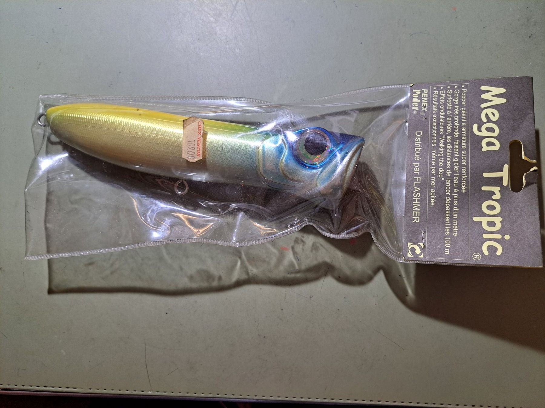 Esche: Popper Flashmer Mega Tropic 200 mm – Nuovo e nell'imballaggio originale da Fribourg venduto da versus702 1