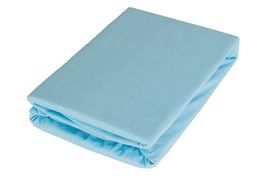 JERSEY- TICINO 180/200 x 200 cm Hellblau