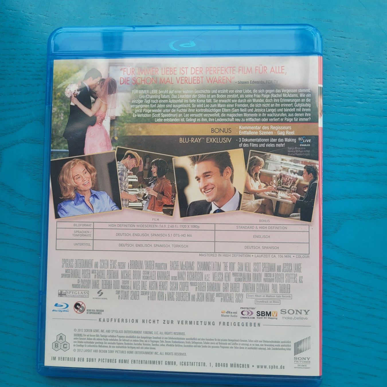 Tutti i DVDs: Für immer Liebe- Channing Tatum / Blu ray – Usato da SCHÜBELBACH venduto da CoKaHa 1