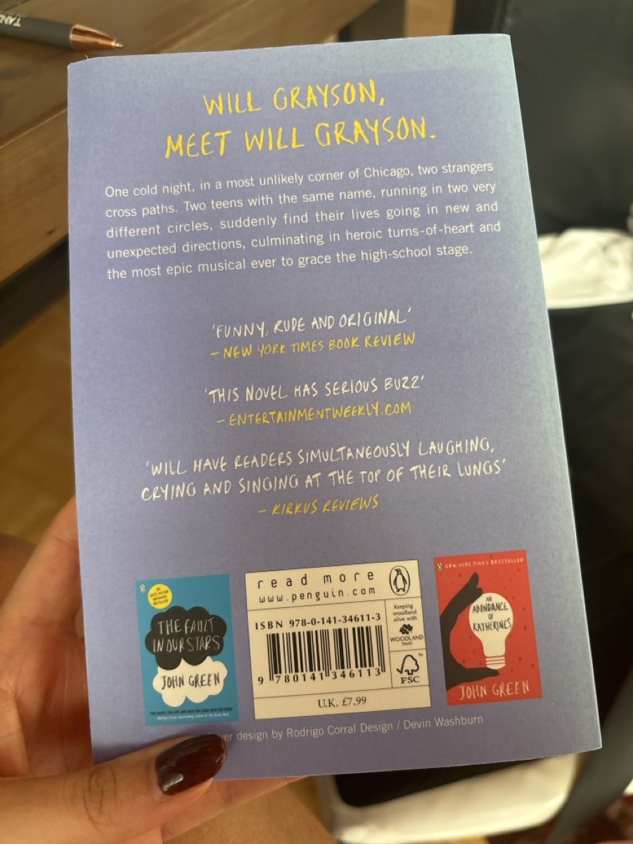 Libri: Will Grayson, Will Grayson - John Green, David Leuithan – Usato da Halten venduto da nin_6sp9 1