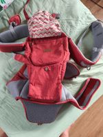 Baby carrier Altz red fabric grey mesh very good condition
