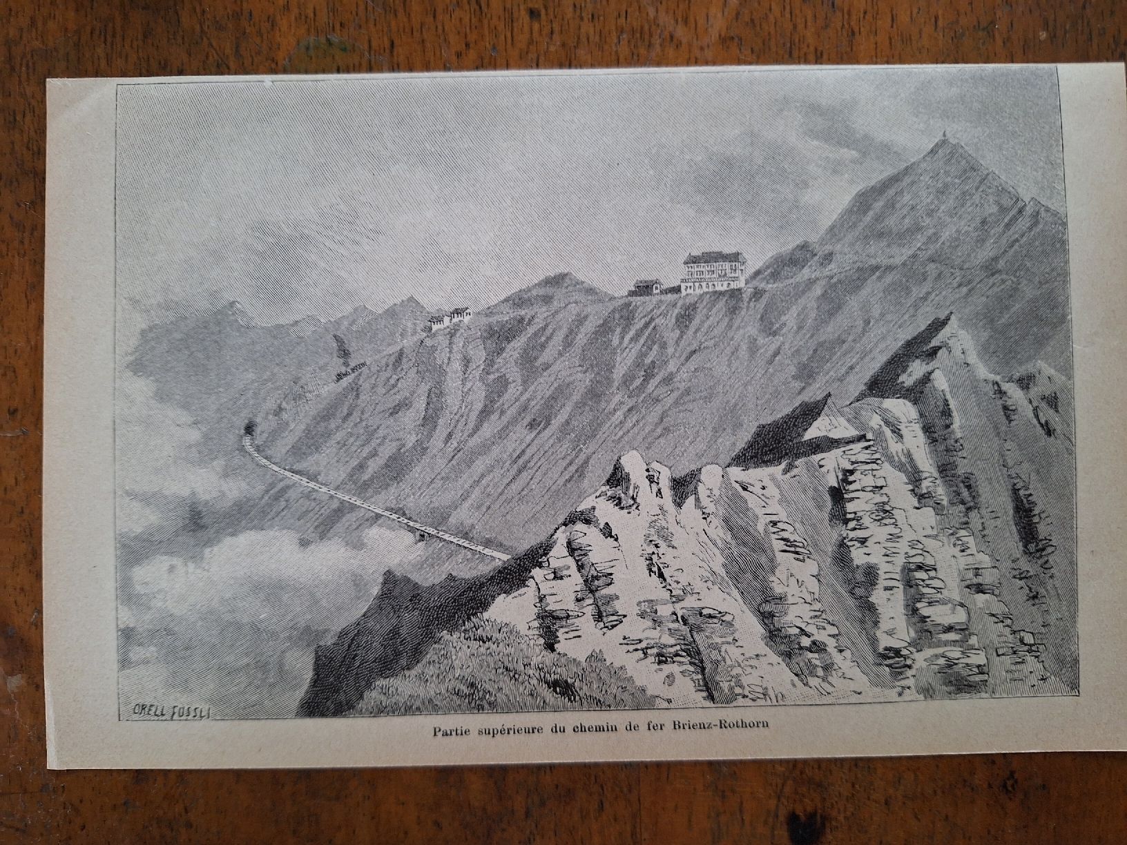 Incisioni: CHEMIN DE FER BRIENZ-ROTHORN – Usato da Bevaix venduto da bohrap 2