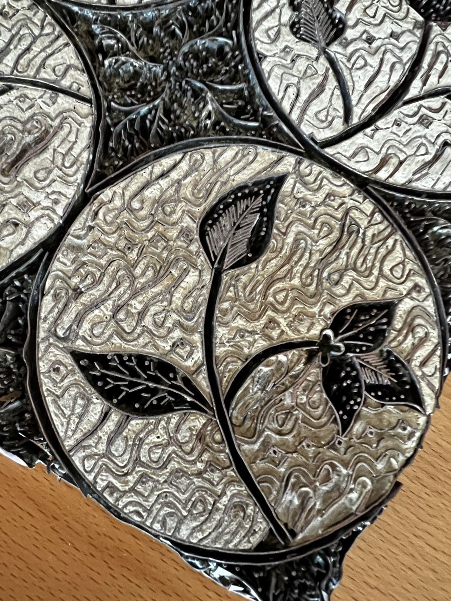 Tutte le decorazioni: Batik Kupferstempel Java Bali  Indonesien Asien Unesco – Usato da Moehlin venduto da Balirain 1