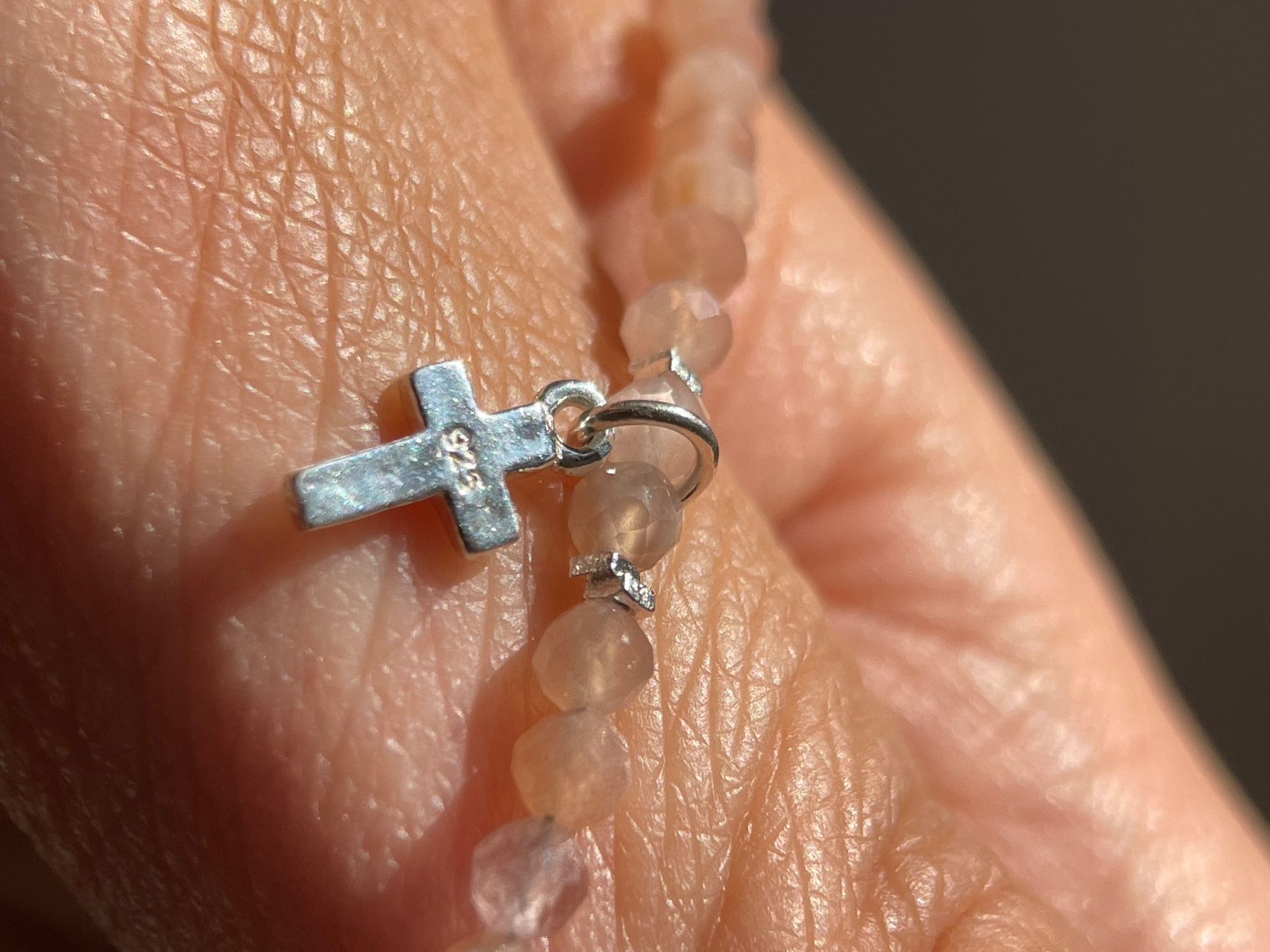 Catenine: S925 Natürlicher Edelstein Kette Sonnenstein – Nuovo e nell'imballaggio originale da Schiers venduto da sisikristall 2