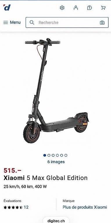 Kickboard: Trottinette électrique  – Nuovo e nell'imballaggio originale da Echallens venduto da giu_yc9x 4