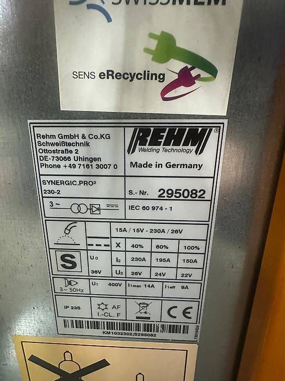 Saldatori: Sechy Synergic pro2 / 230-2 Schweissmaschine – Usato da Aathal-Seegräben venduto da rom_cg7q 4