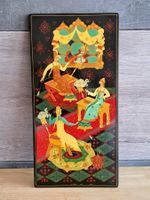 Russland 70s Lackmalerei Miniaturmalerei 41x21cm Märchen Sig