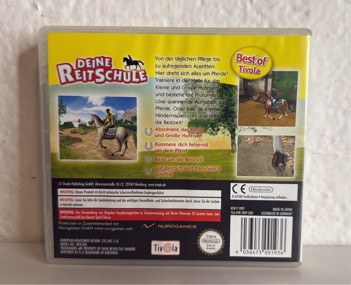 Nintendo Spiele: Dein Reitschule - Nintendo DS Spiel – Gebraucht aus Ehrendingen von bubulence 1