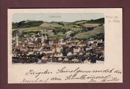 Gruss aus ST. GALLEN - Teilansicht - 1902 // Eckbug //