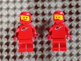 LEGO Classic Space Minifigur - rot / red - sp005 (1.Version)